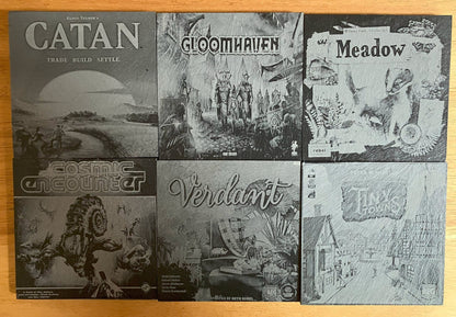 Board Game Slate Coaster, Any Game You Choose, another view