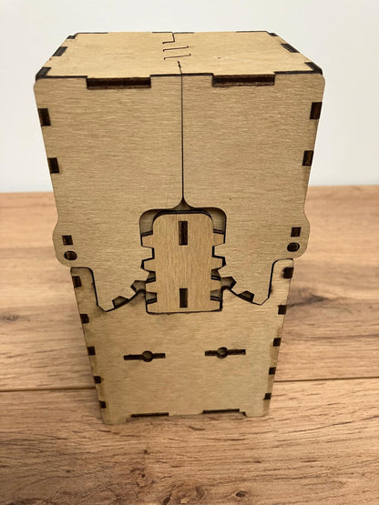 Wooden Gear Box with integrated drawer