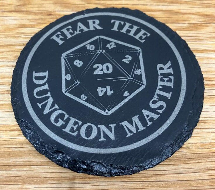 Dungeons and Dragons themed Slate Coasters 24 Options