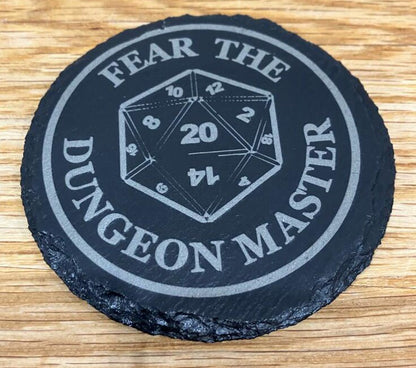 Dungeons and Dragons themed Slate Coasters 24 Options