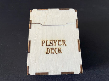 Customisable Hinged Player, Investigator Deck box for Arkham Horror  "The Card Game"