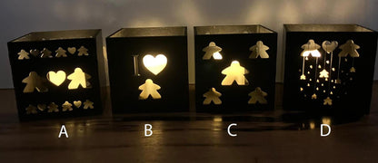 Meeple themed T-light Holder choice of 12