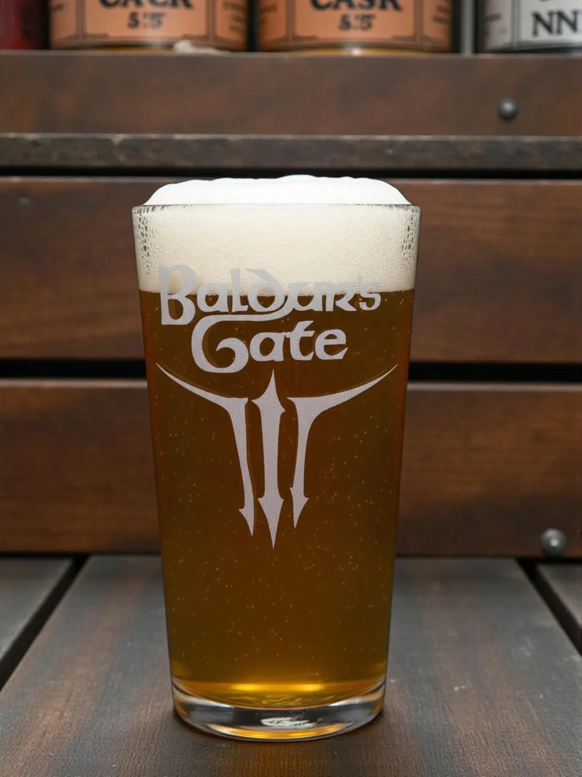Baldurs Gate 3 - Engraved Pint Glass