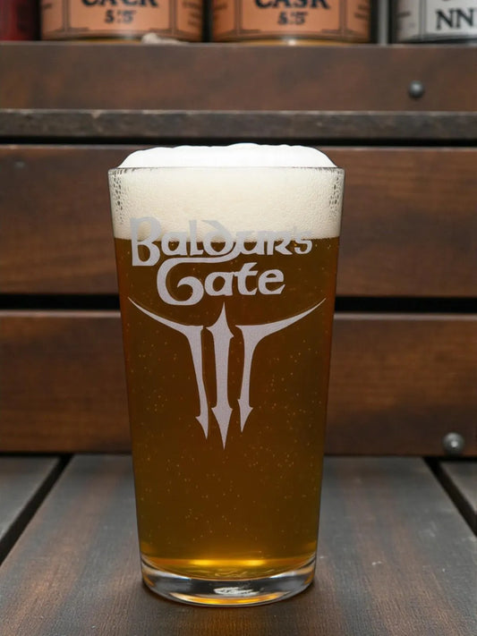 Baldurs Gate 3 - Engraved Pint Glass