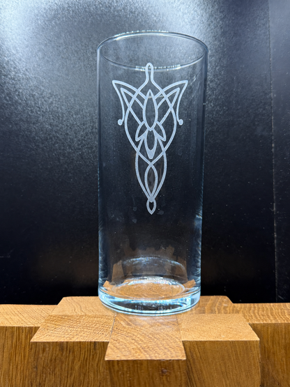 Lord of the Rings Inspired Engraved Highball Glass