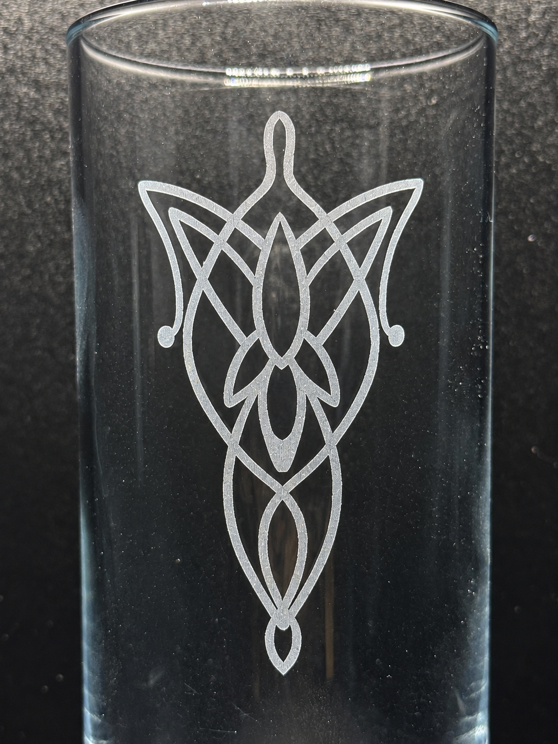 Lord of the Rings Inspired Engraved Highball Glass