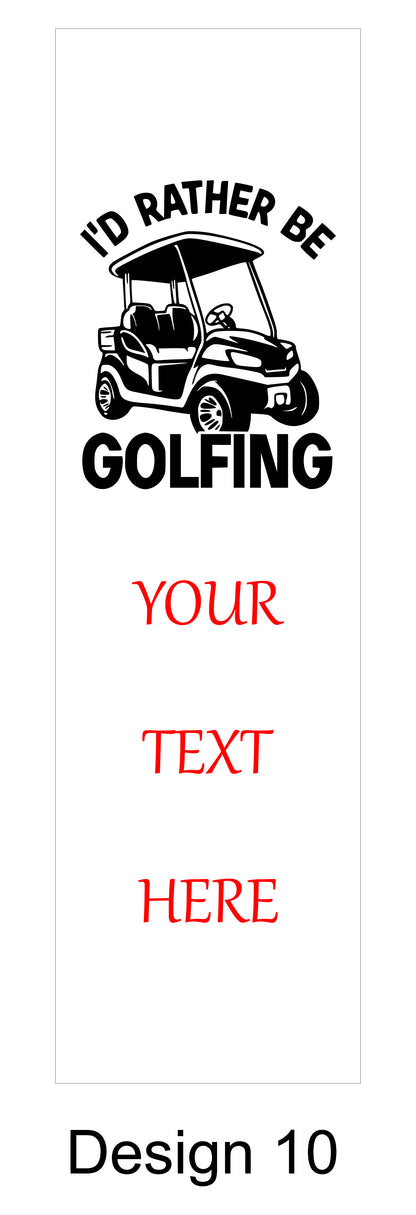 Personalised Wine Box Golf Gift Retirement Celebration Presentation Custom Laser Engraved