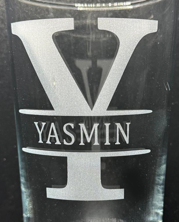 Personalised Monogram Pint Glass