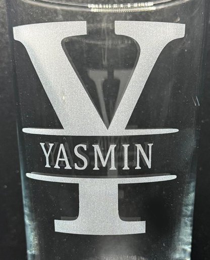 Personalised Monogram Pint Glass