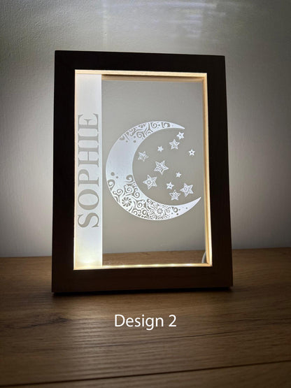 Personalised LED Night Light Picture Frame