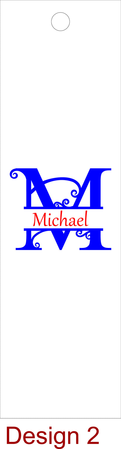 Names & Monogram - Personalise - Bespoke Bottle Box - Choose from 10 Designs - 6 Colours - Wood and Acrylic