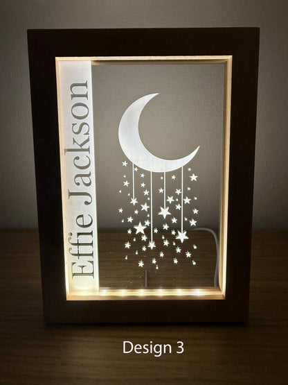 Personalised LED Night Light Picture Frame