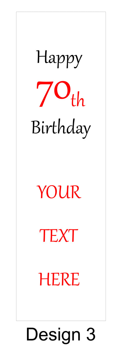 Personalised Wine Box Birthday Party Gift Custom Laser Engraved Gift for Him or Her Milestone 18th 21st 40th 50th
