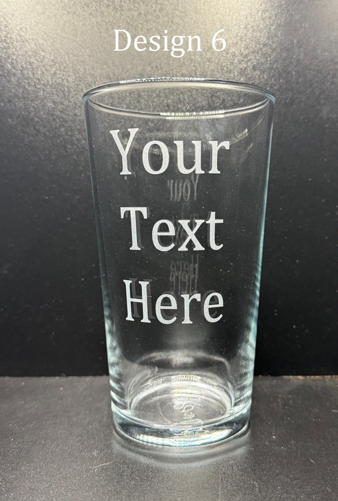 Personalised Monogram Pint Glass