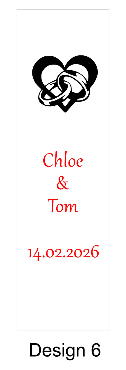 Personalised Wine Box Engagement Celebration Wedding Gift Custom Laser Engraved