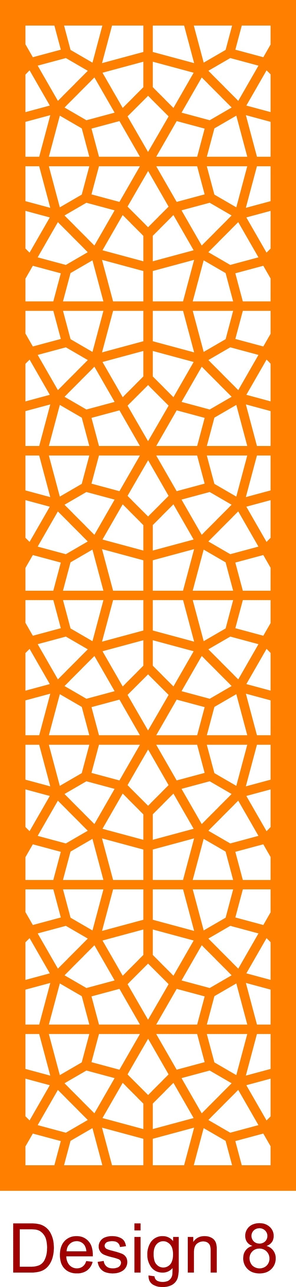 Geometric Wooden Wine Bottle Box, another view