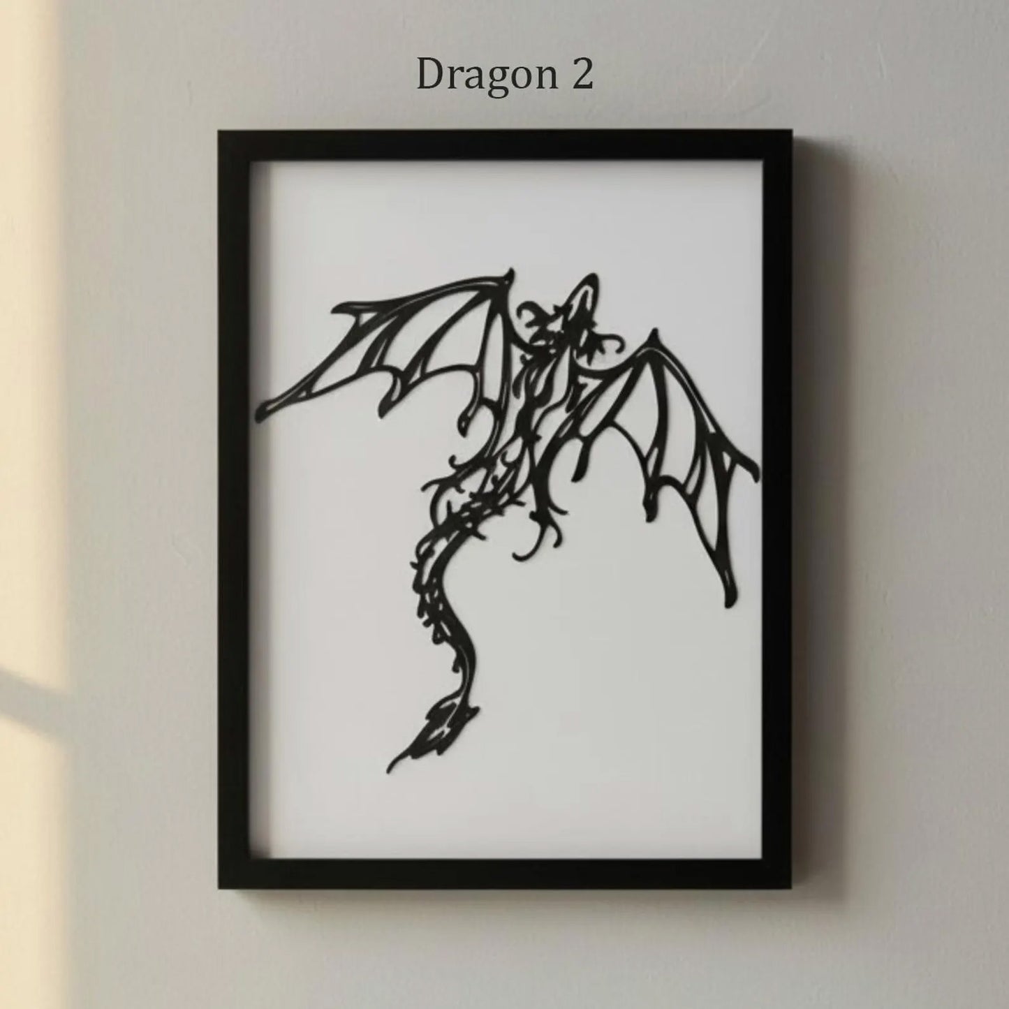 Metal Dragon Wall Art - Decor
