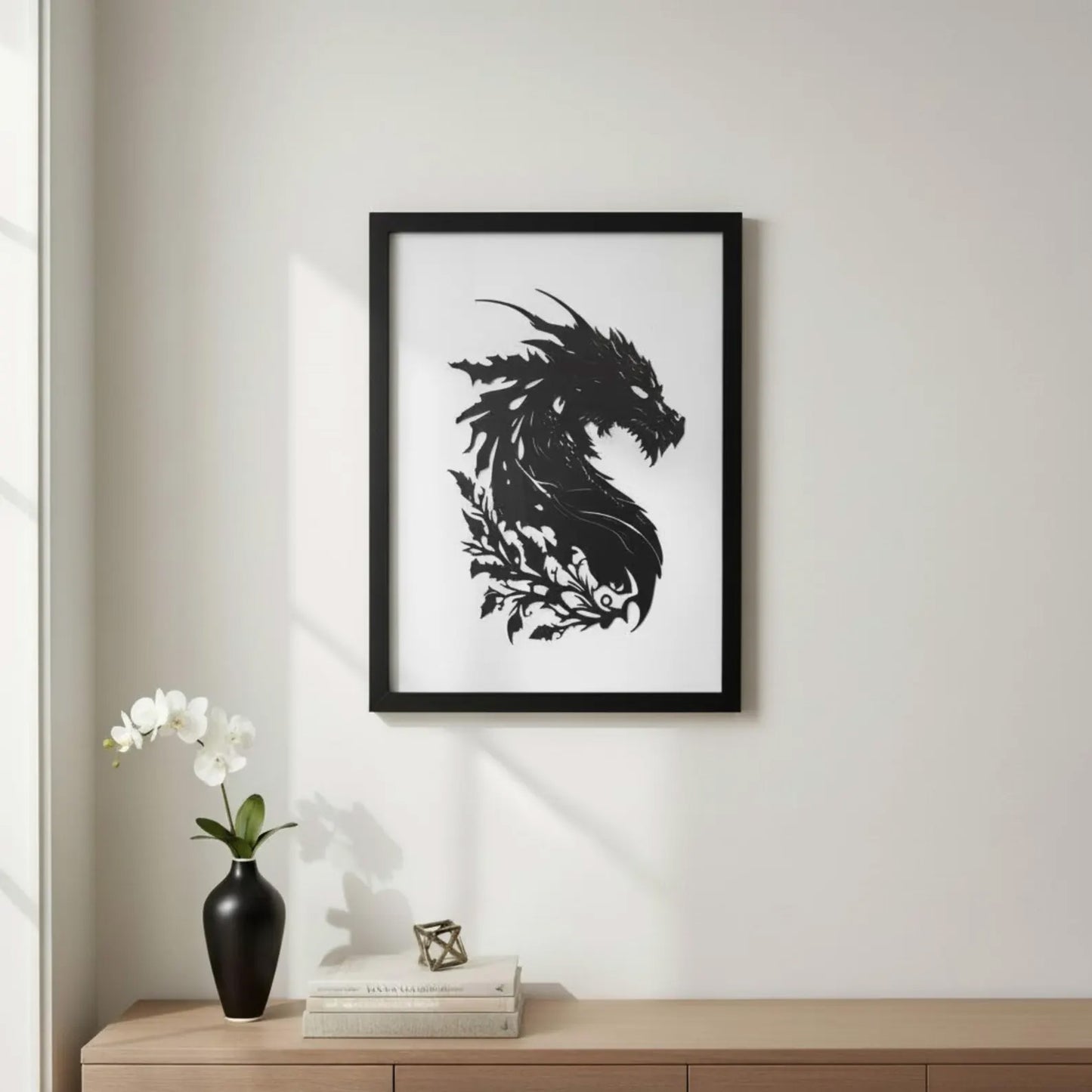 Metal Dragon Wall Art - Decor