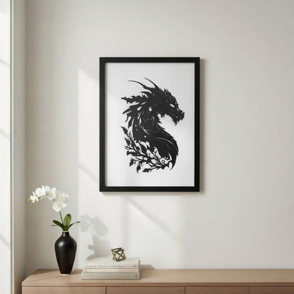 Metal Dragon Wall Art - Decor
