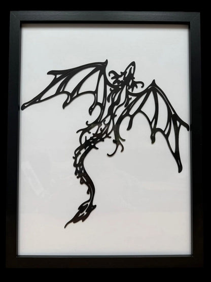 Metal Dragon Wall Art - Decor