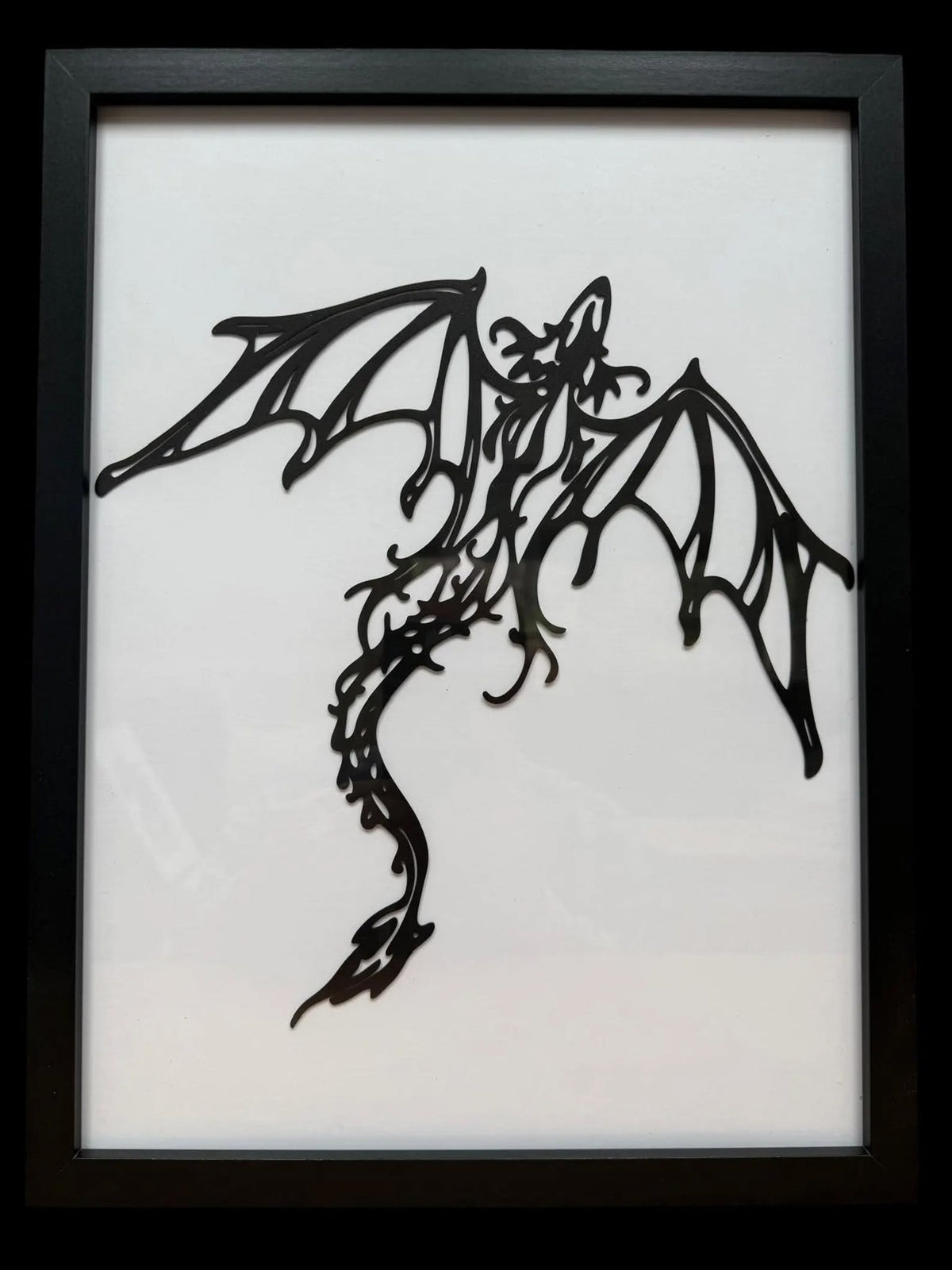 Metal Dragon Framed Wall Art, another view