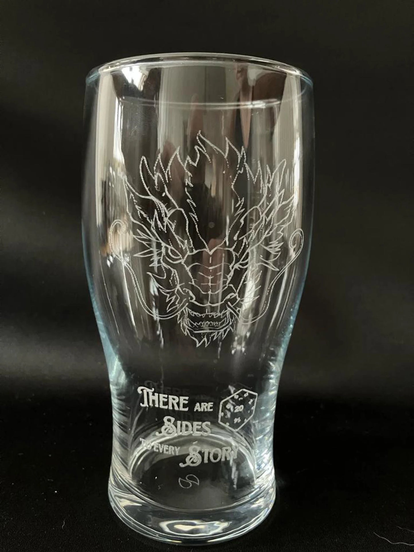 Dungeons and Dragons themed Pint Glass 24 Options