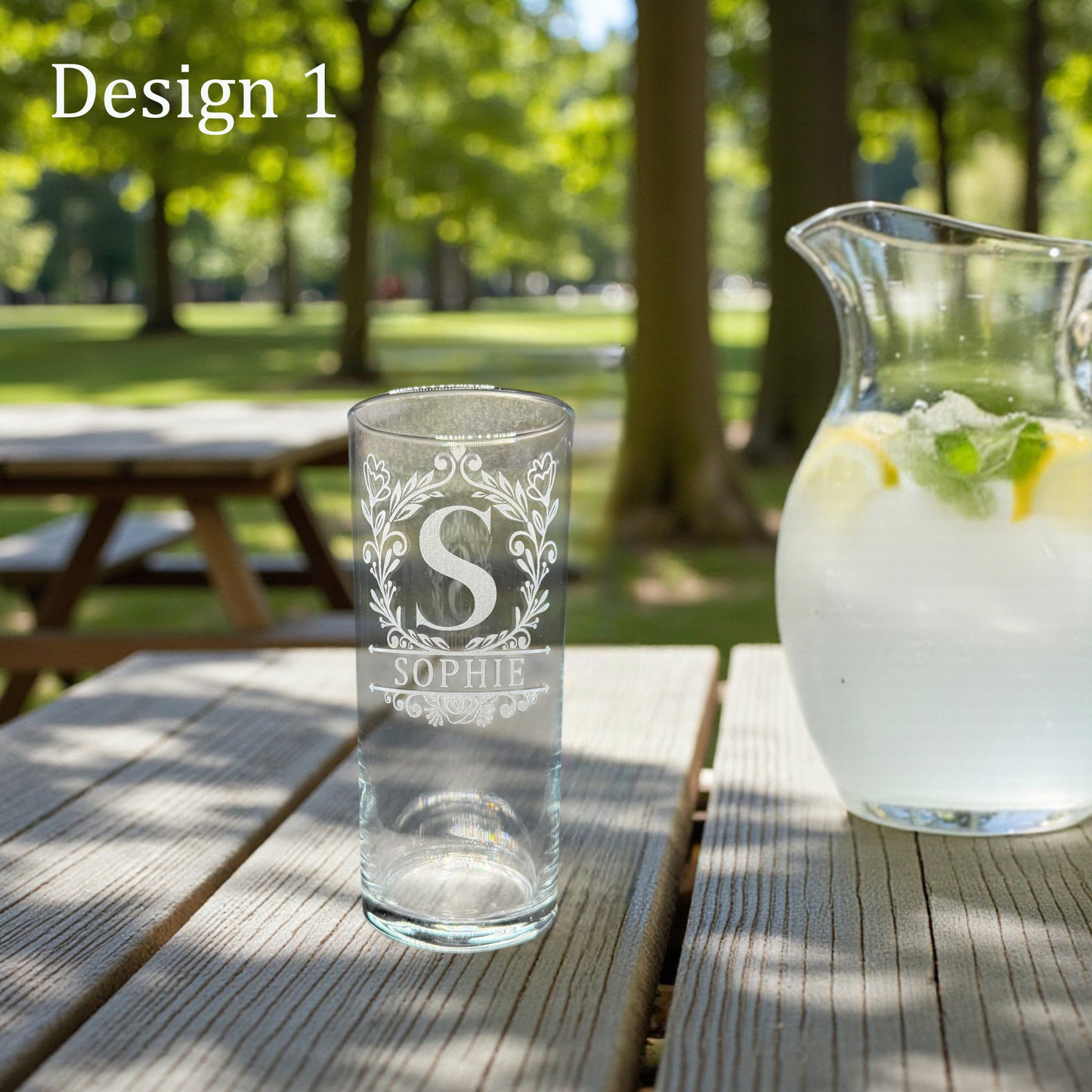 Personalised Monogram Highball Glass