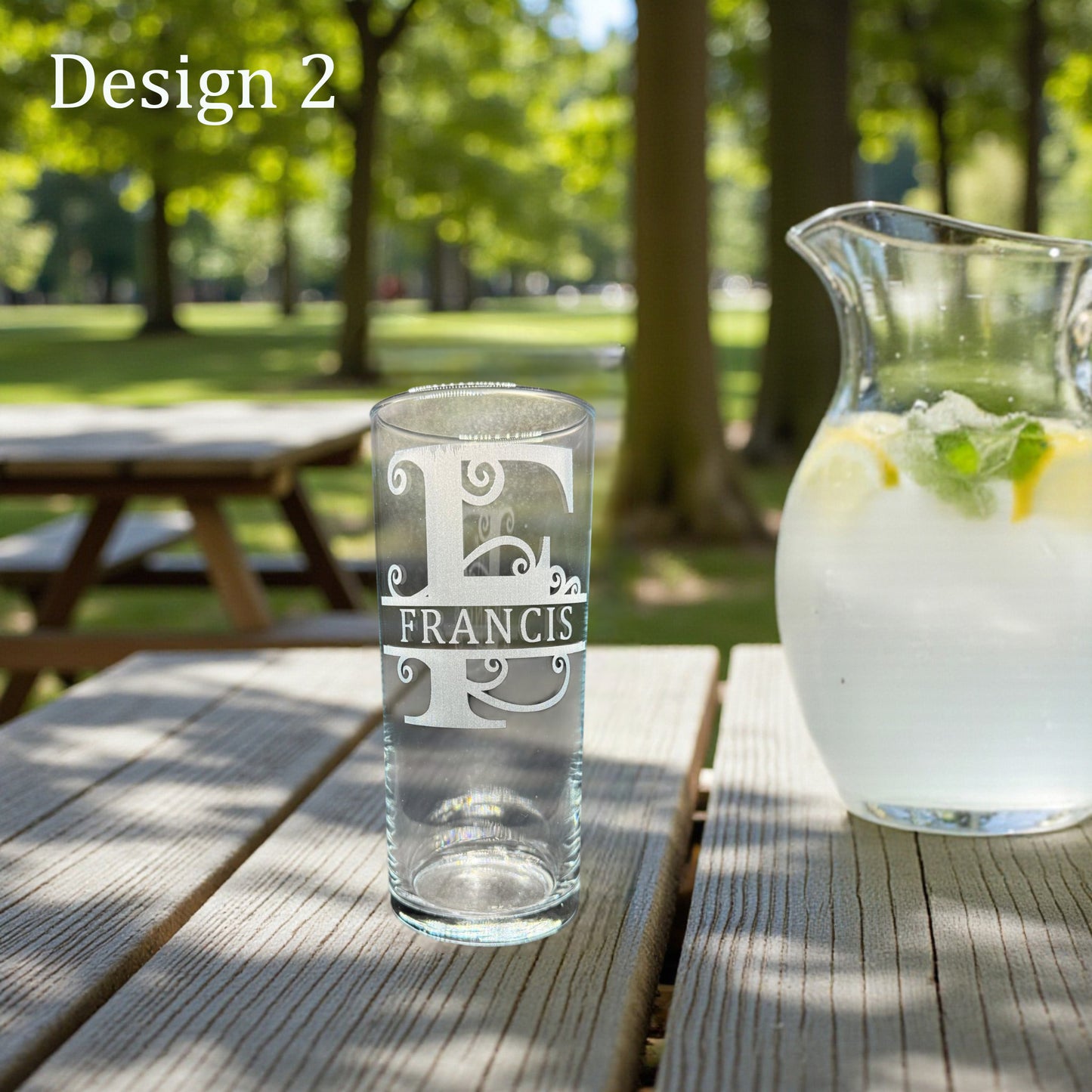 Personalised Monogram Highball Glass