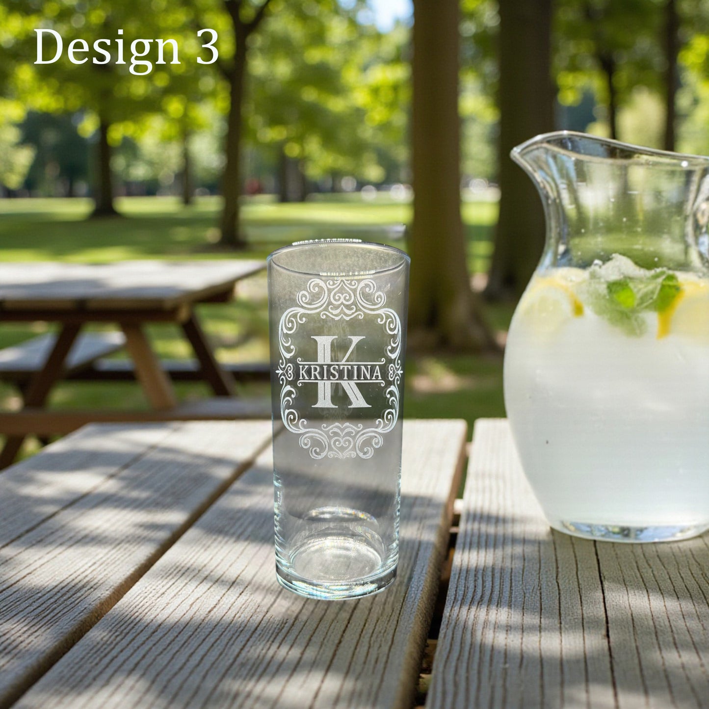 Personalised Monogram Highball Glass