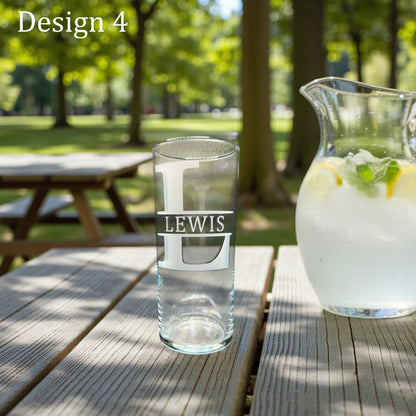 Personalised Monogram Highball Glass