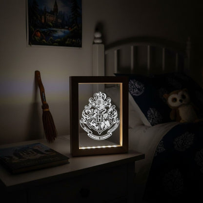 LED Picture Frame - Harry Potter inspired - House Shields