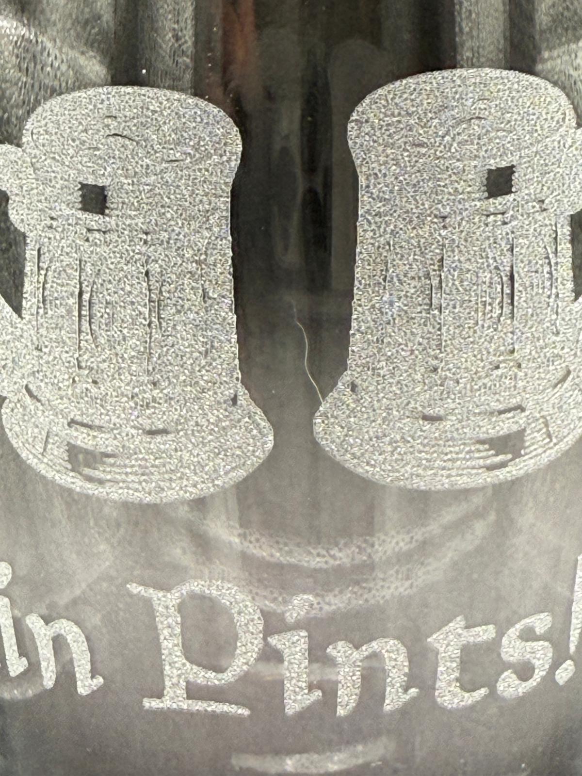 It Comes in Pints - Pint Pots - Lord of the Rings- Engraved Pint Glass