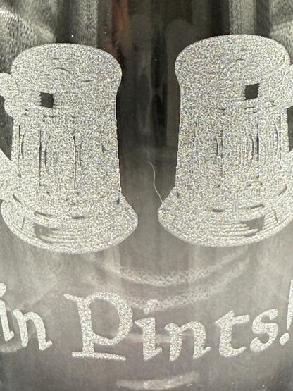 It Comes in Pints - Pint Pots - Lord of the Rings- Engraved Pint Glass