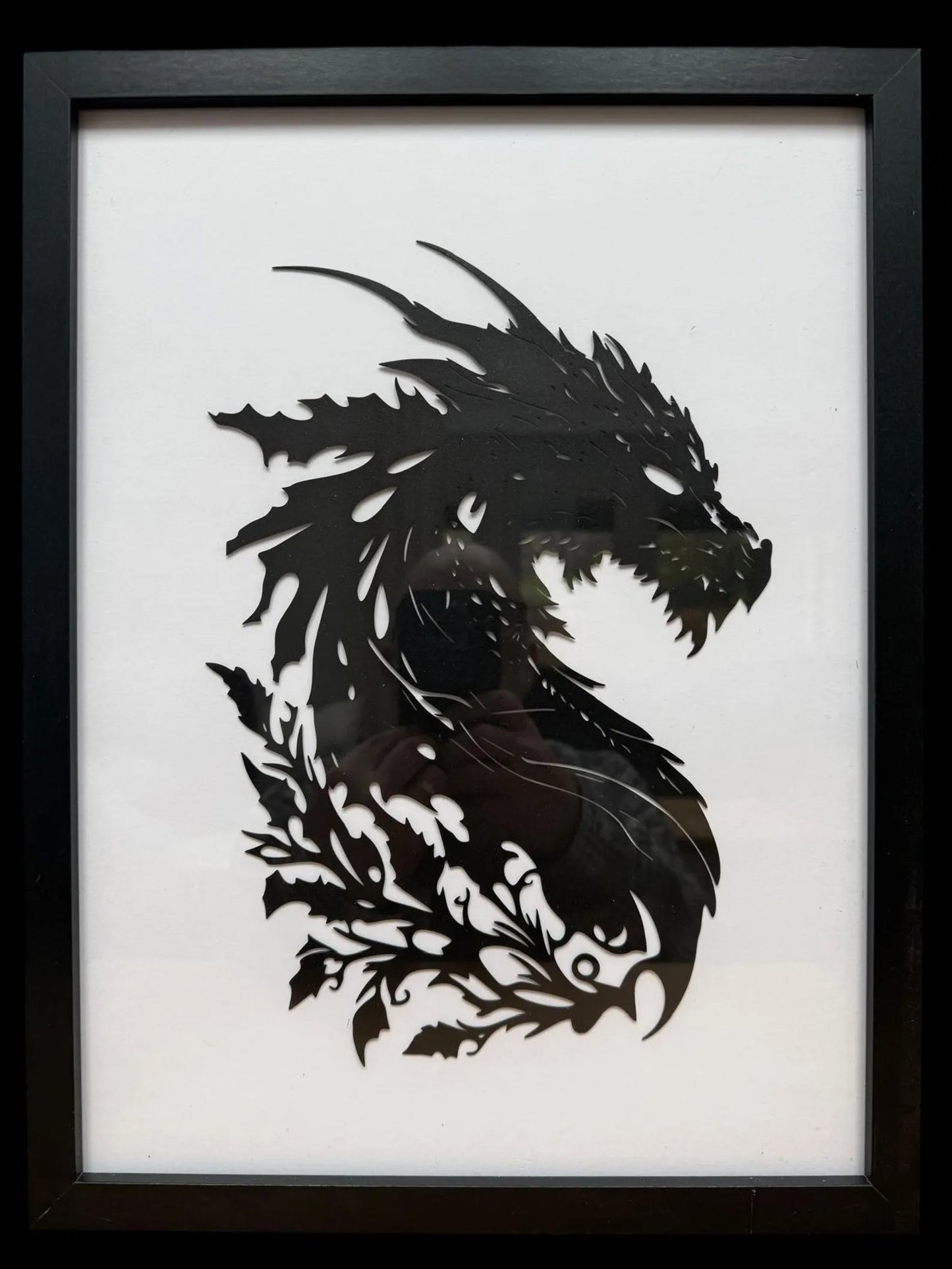 Metal Dragon Wall Art - Decor