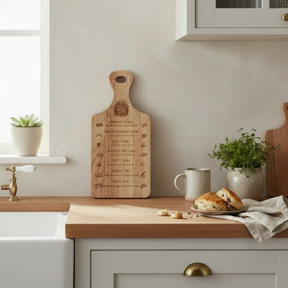 Lord of the Rings inspired 7 Meals Chopping Board