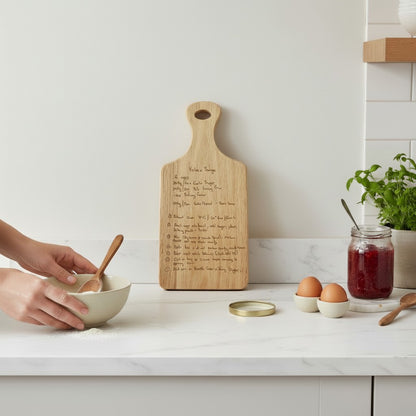 Personalised - Recipe Chopping Board.