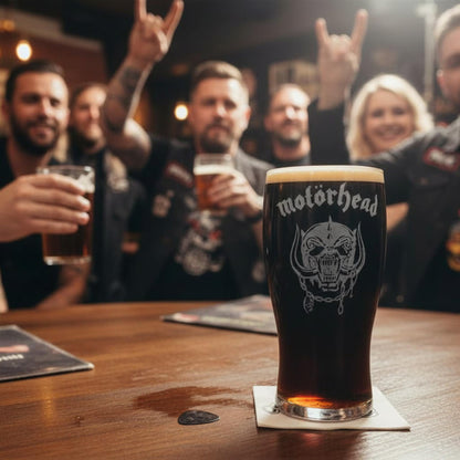 Rock - Pop - K-pop Band Engraved Pint Glasses choose your band - Presentation Box