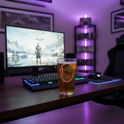 The Sleeping Giant Inn - Elder Scrolls Themed - Engraved Pint Glass