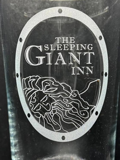The Sleeping Giant Inn - Elder Scrolls Themed - Engraved Pint Glass