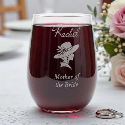 Engraved Wedding Glasses, Personalised Wedding Party Favours
