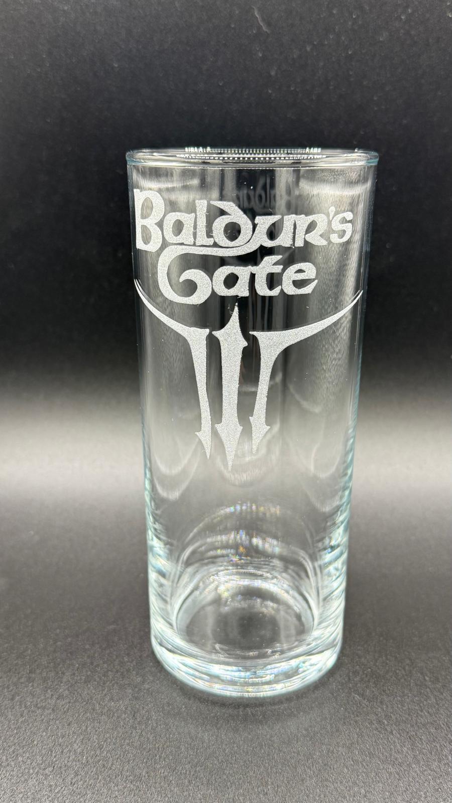 Baldurs Gate 3 - Engraved Highball Glass