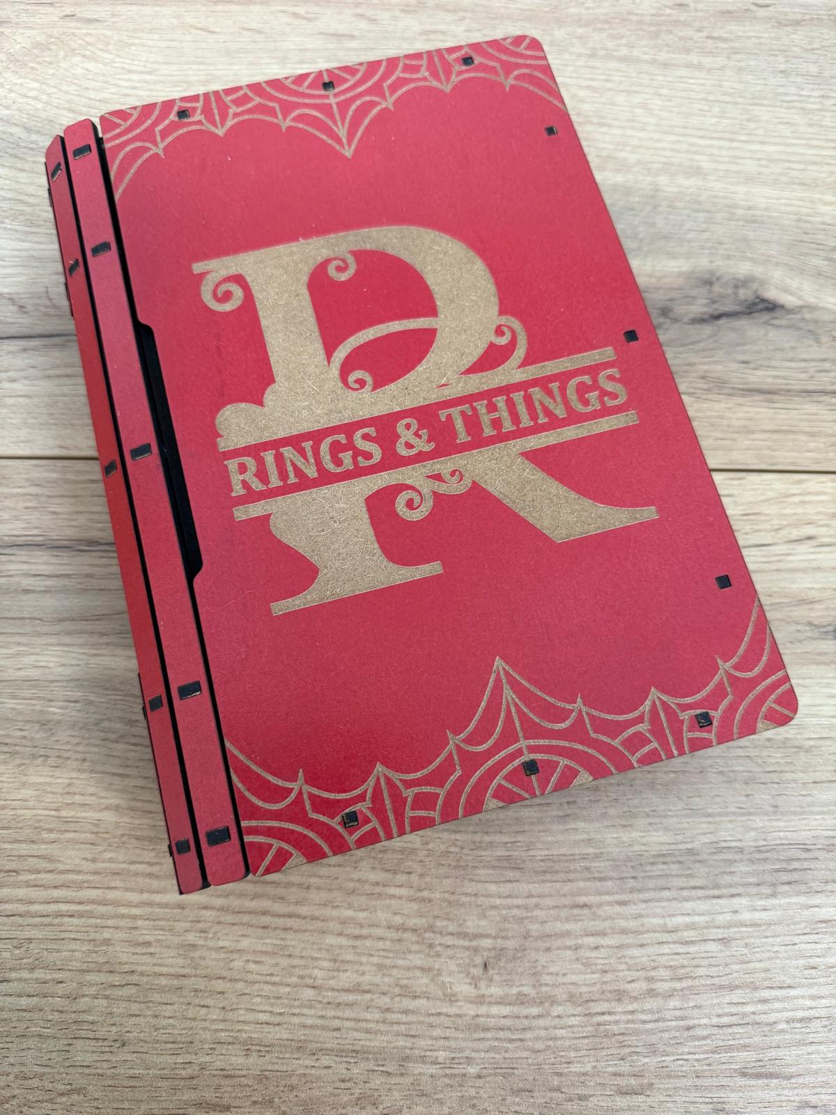 Sliding book Box Large