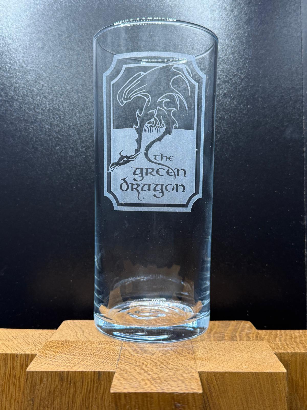 Lord of the Rings Inspired Engraved Highball Glass, another view