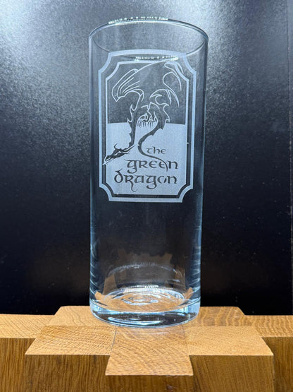 Lord of the Rings Inspired Engraved Highball Glass, another view