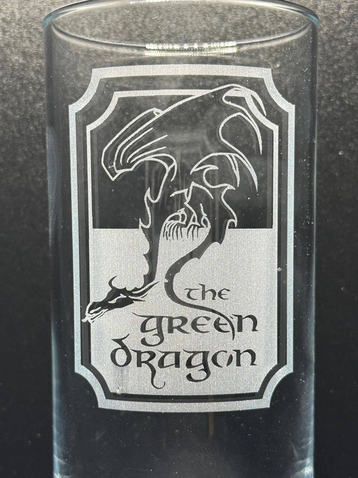 Lord of the Rings Inspired Engraved Highball Glass, another view