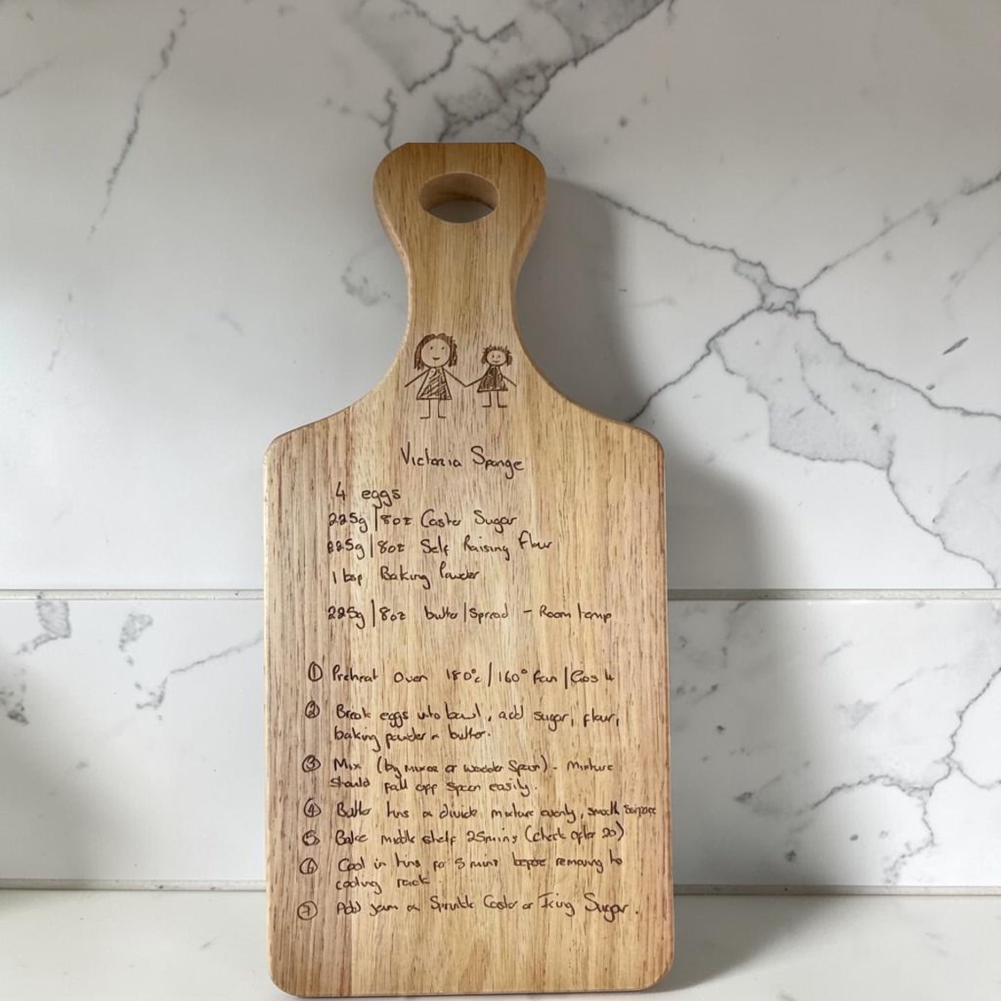 Personalised - Recipe Chopping Board.