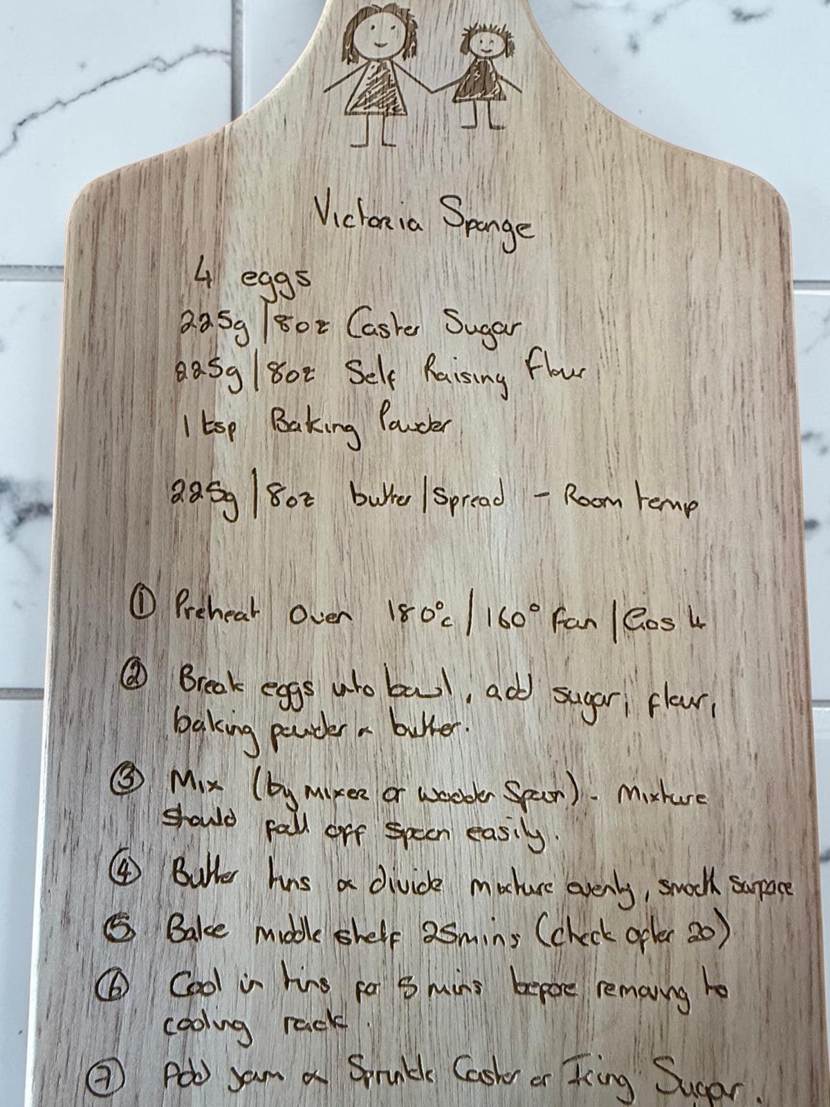 Personalised - Recipe Chopping Board.