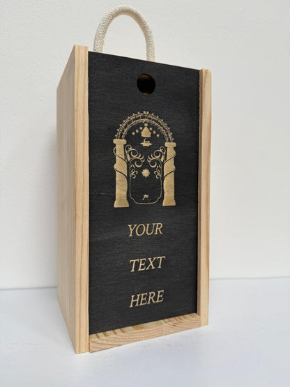 Engraved LotR inspired highball glass - choose from 7 designs - Presentation Box