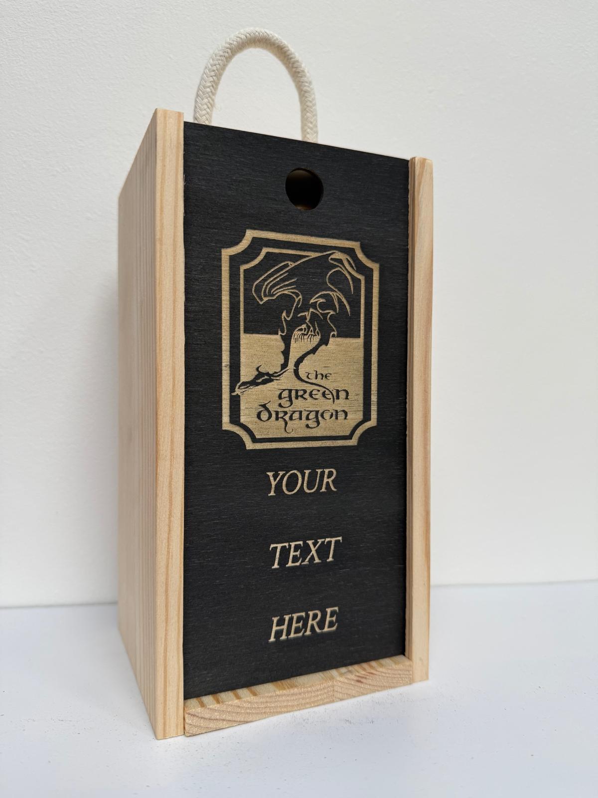 Green Dragon - Engraved Pint Glass - Presentation Box