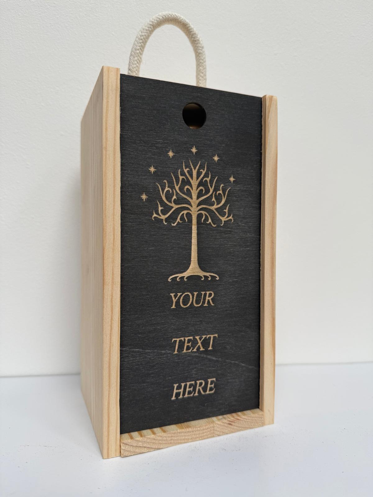 White Tree of Gondor - Engraved Pint Glass - Presentation Box